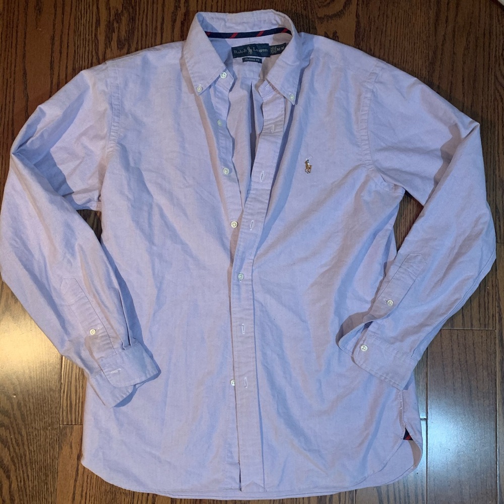 Purple-ish Ralph Lauren Polo Button Up Oxford